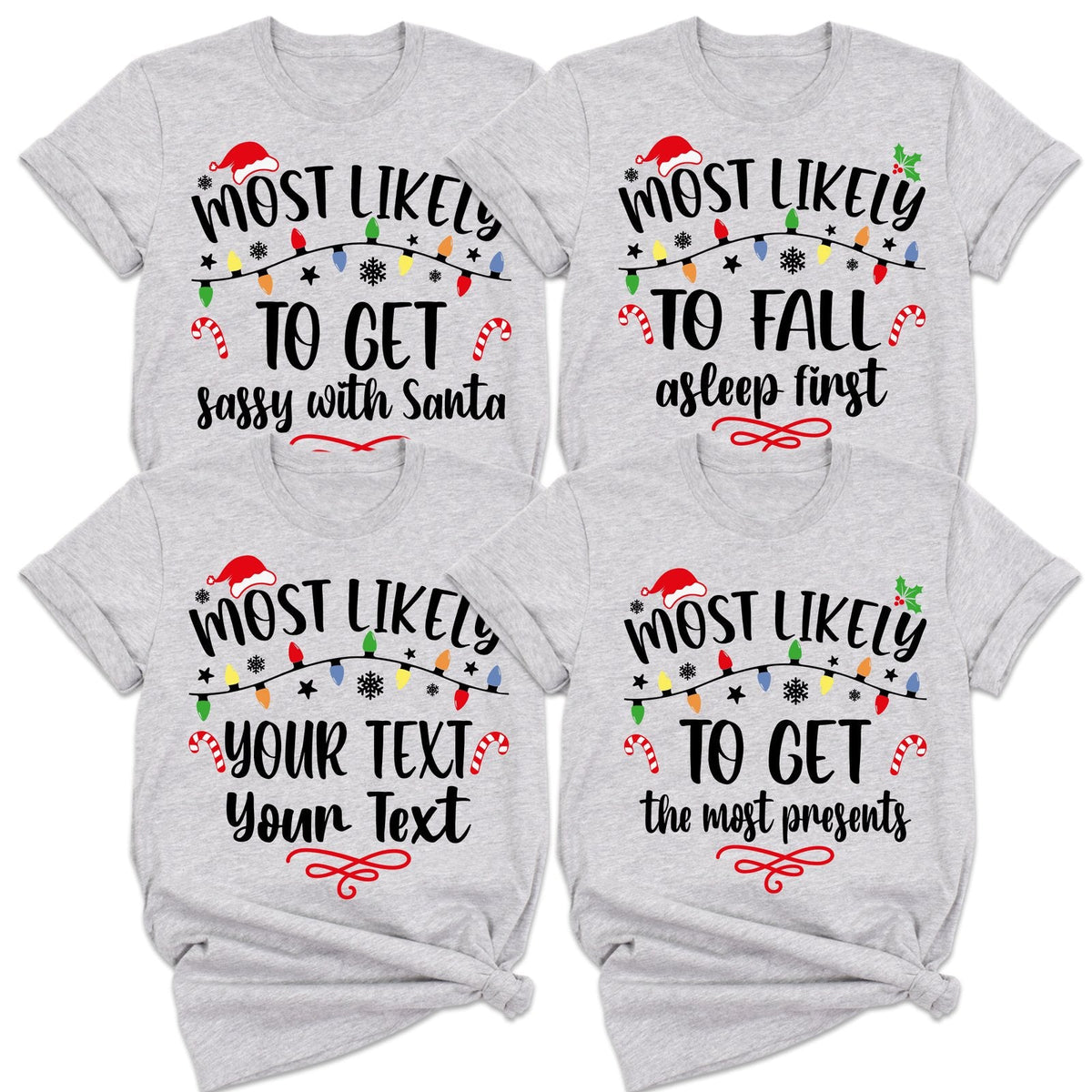 Most Likely To Christmas family matching shirts