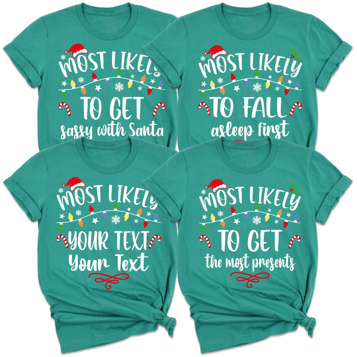 Most Likely To Christmas family matching shirts