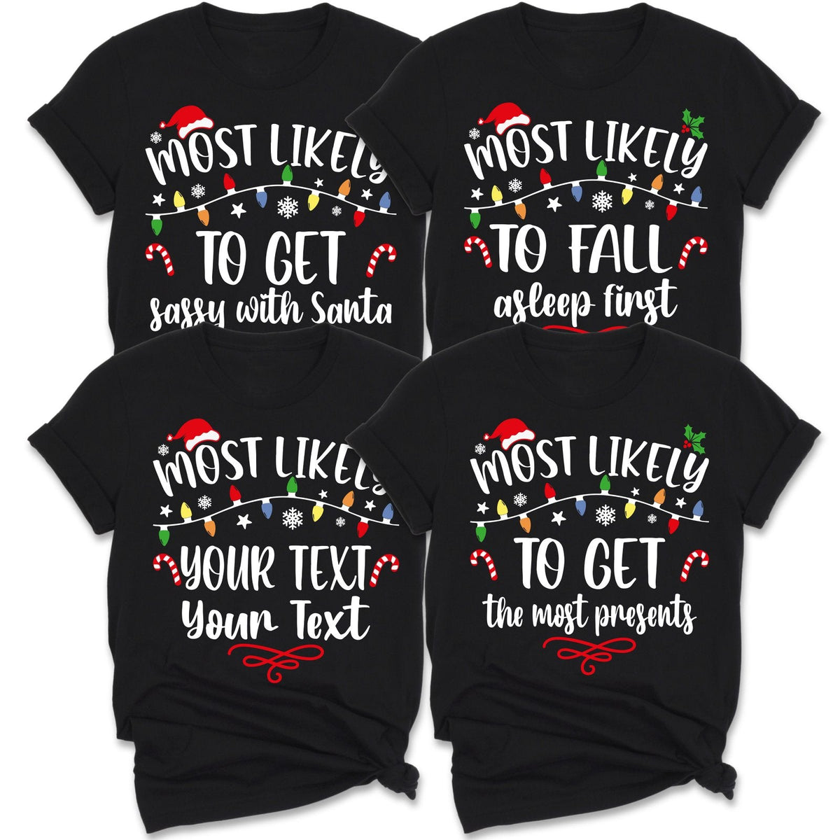 Most Likely To Christmas family matching shirts