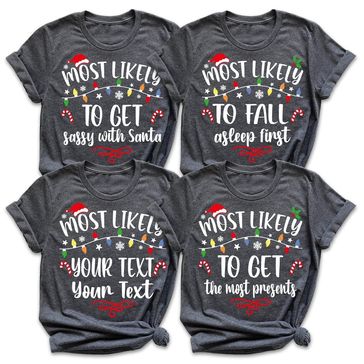 Most Likely To Christmas family matching shirts