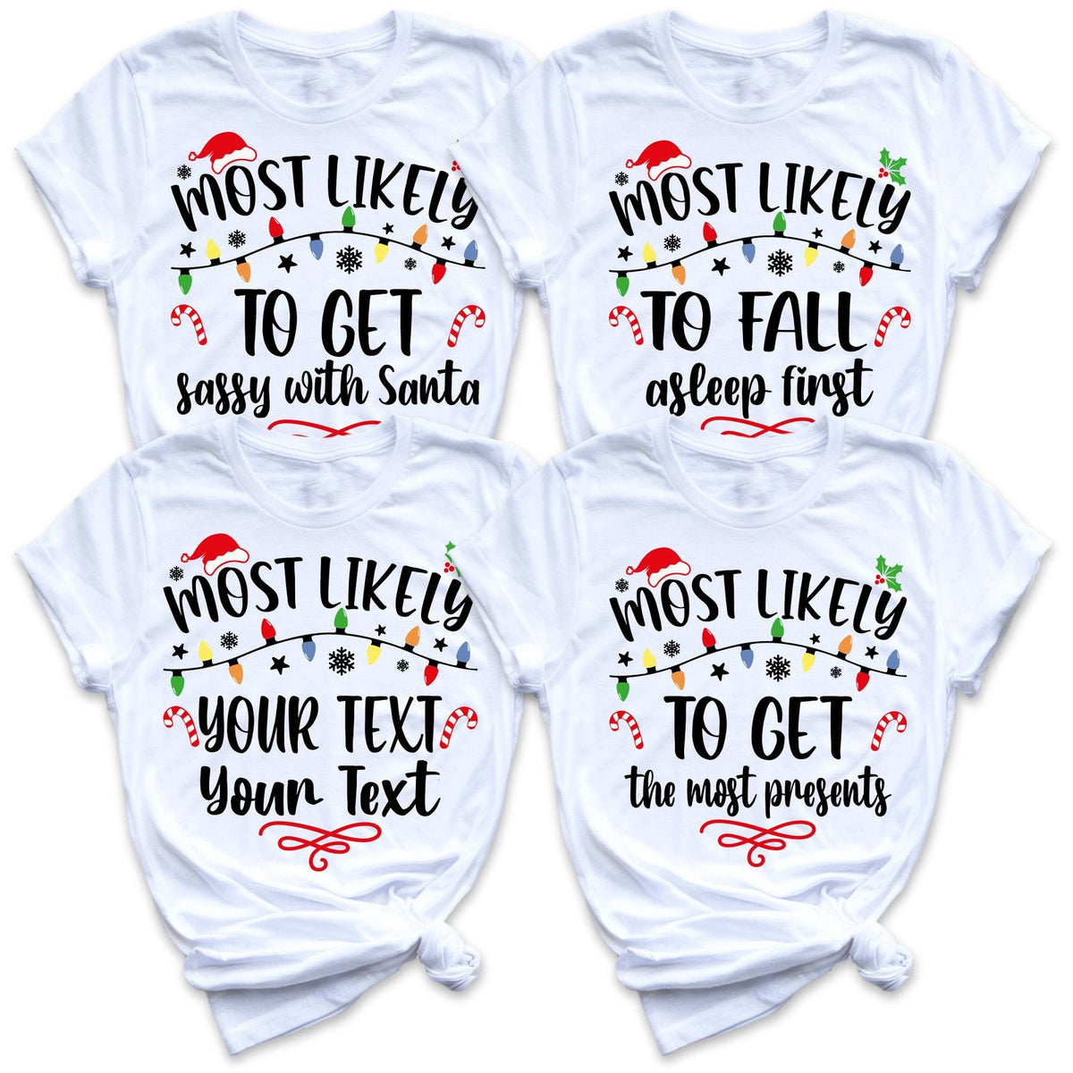 Most Likely To Christmas family matching shirts